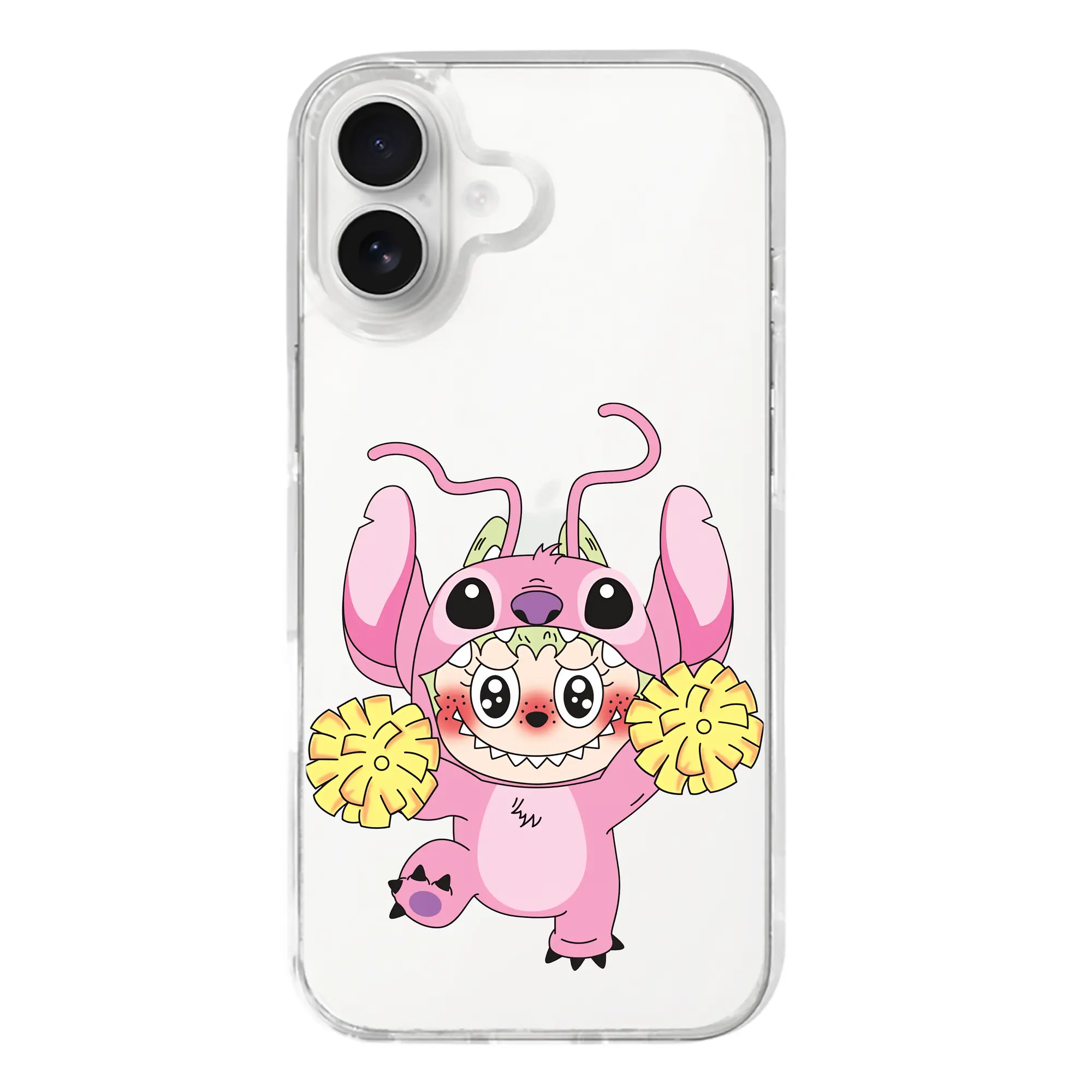 ラブブ グッズ ジモモ - iPhone 17シリーズ 透明スマホケース – 薄型・耐衝撃・精密フィット保護カバー